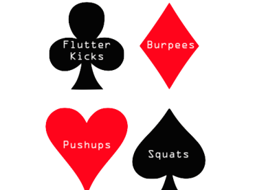 Deck of Cards Workout | Assignment of Exercises | Example Image